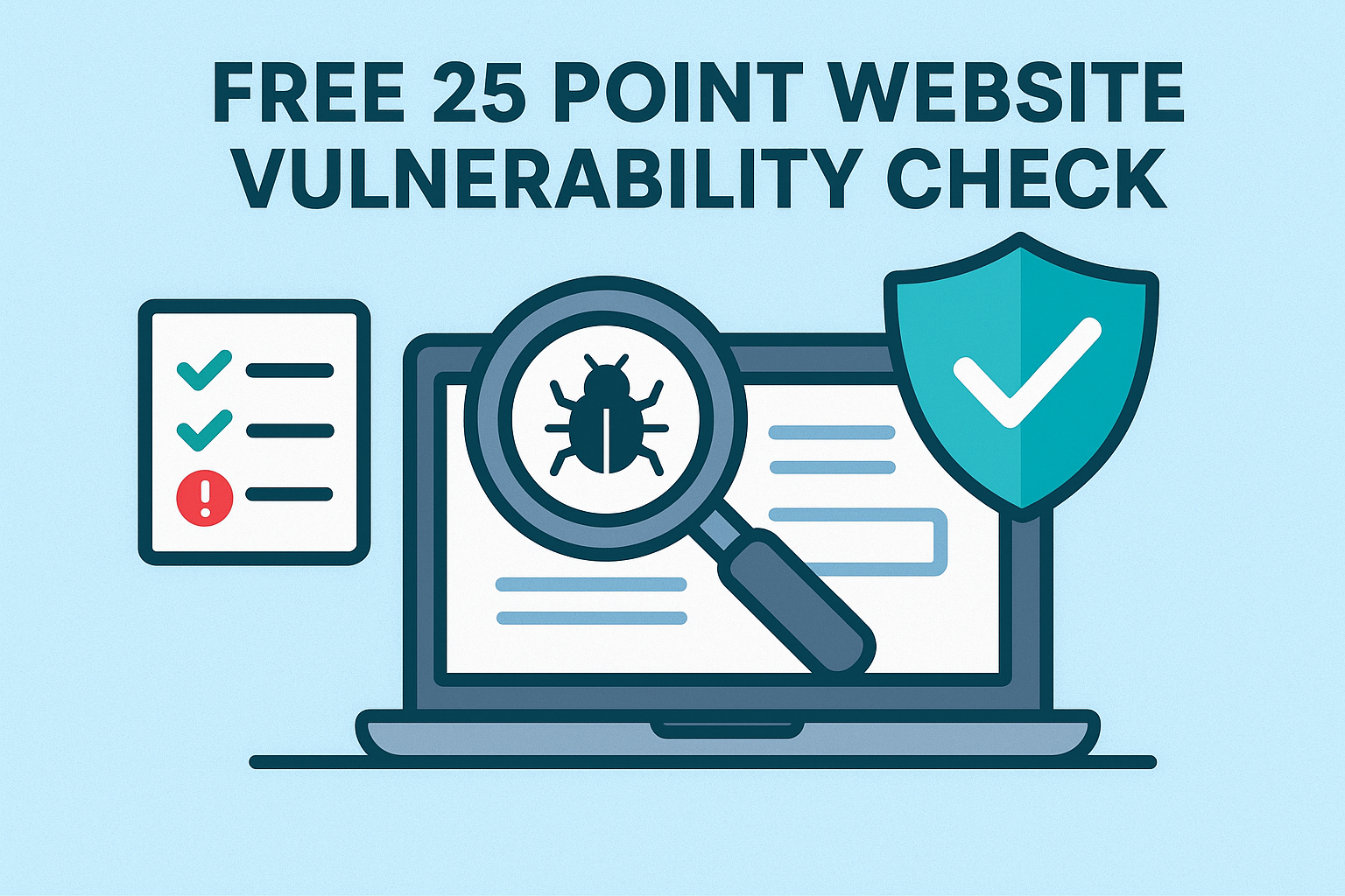 Free 25 Point Website Vulnerability Check