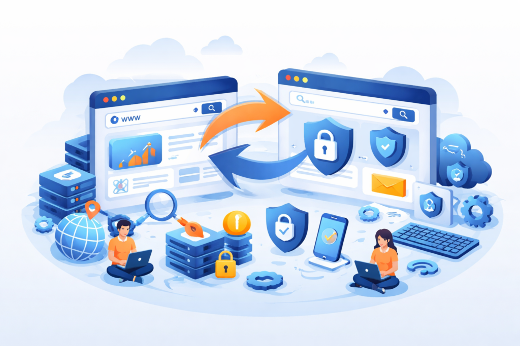 Website and Domain Migration: A Complete SEO-Safe & Security-Focused Guide