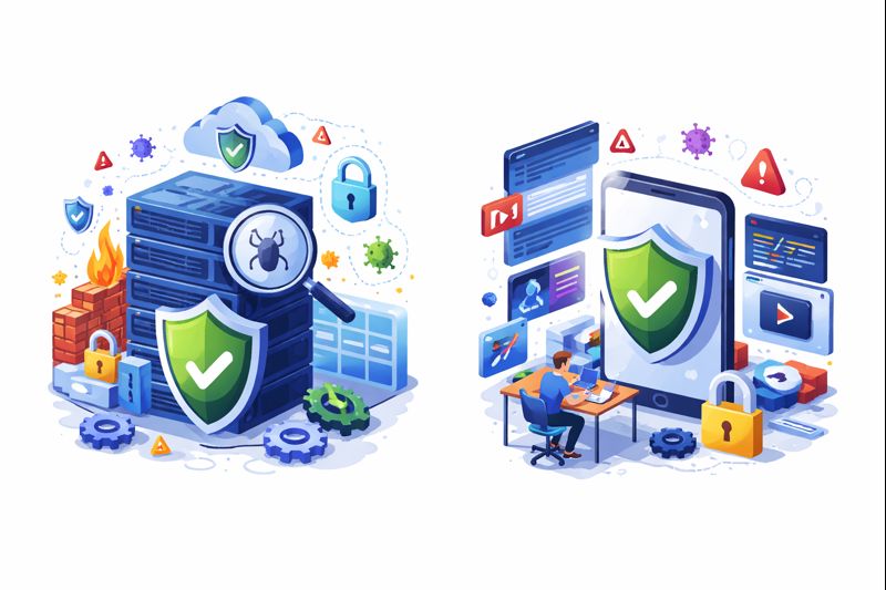 Server-Level vs Application-Level Malware Protection