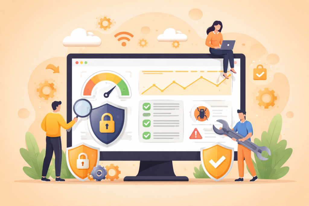 Monitoring Website Speed and Security Continuously