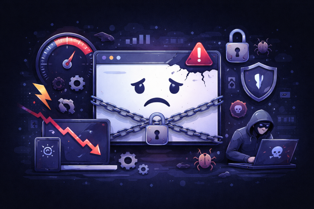 SEO Impact of Poor Speed and Security