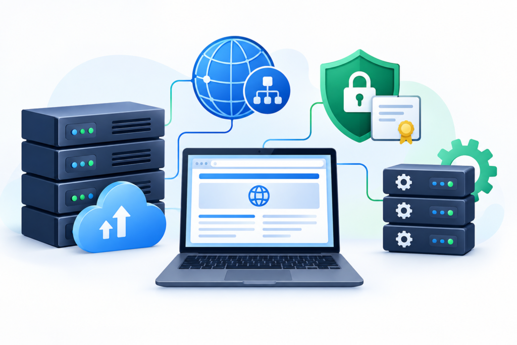 Preparing Hosting, DNS, SSL, and Server Configuration
