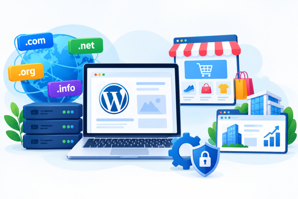 Managing Domains for WordPress, E-Commerce, and Business Websites
