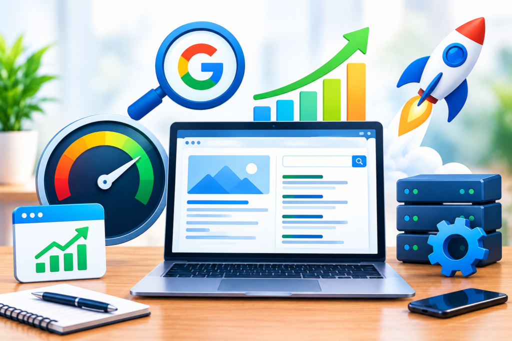 Website Speed, SEO, and Search Visibility
